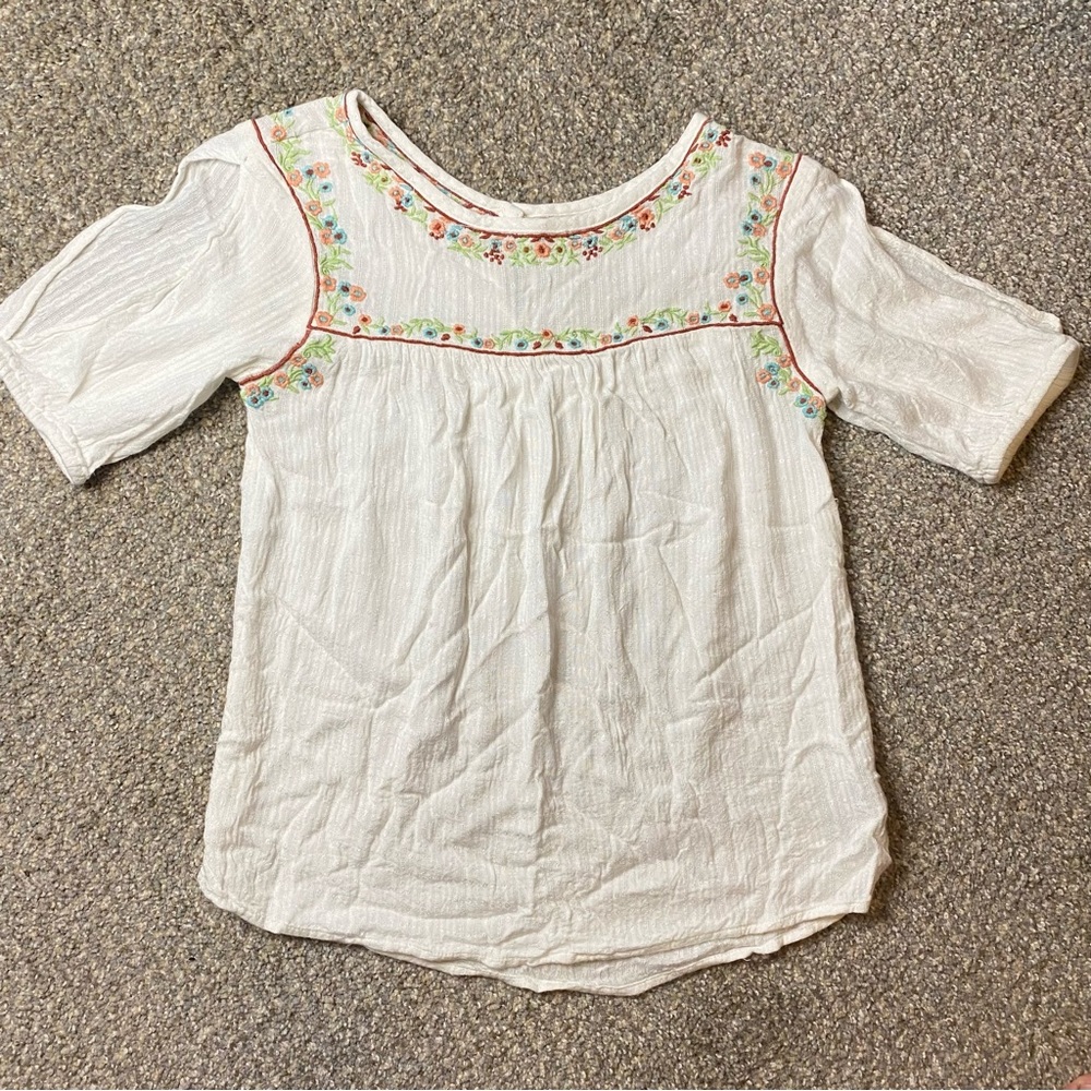 Gap Kids XL Girls Flower Top